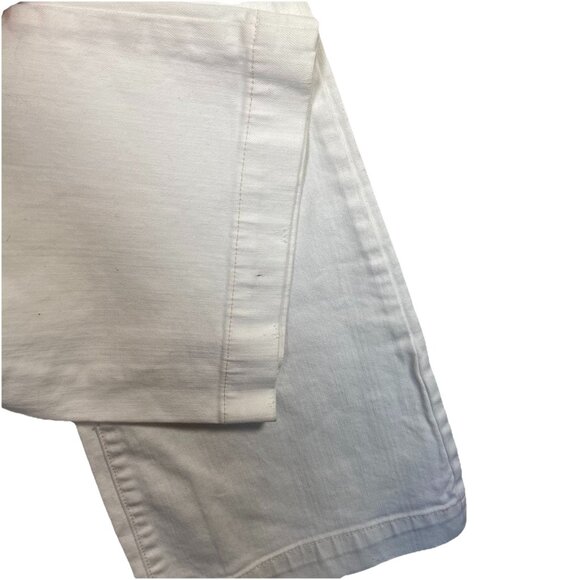 Abercrombie‎ Fitch Patch Pocket White Flare Jeans Women’s 8 Stretch Y2K Low Rise - Picture 3 of 13